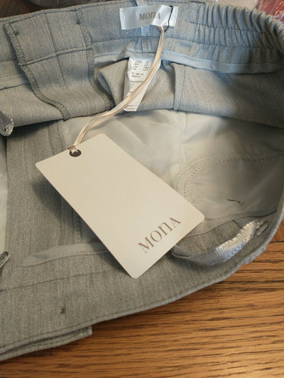 Mona Grey Part Elasticated Trousers. Ladies Size 18S. Dress Trousers. New Ref...