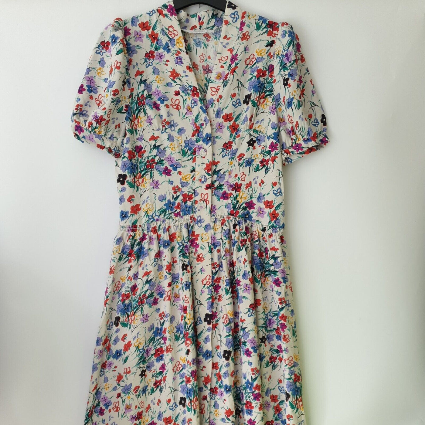 Michelle Keegan Soft Button Floral Maxi Dress Uk10 ****Ref V251