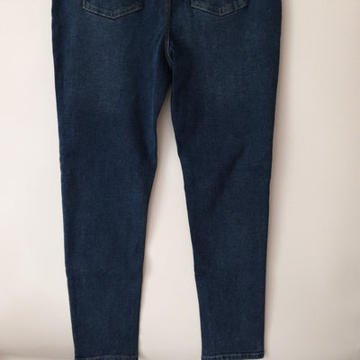 Missguided Classic Straight Leg Clean Wash Jeans Blue Uk12****Ref V246