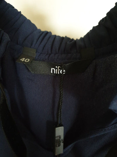 Nife Blue Blouse Size 40-L Ref Mw15