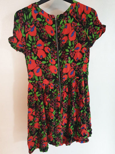 Topman Floral Dress Size 6 Ref M1