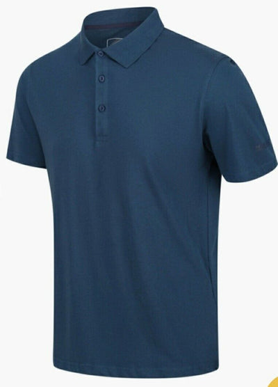 Regatta Men's Sinton Coolweave Short Sleeve Polo Shirt - blue Uk 2XL****Ref V417