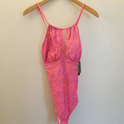 Regatta Halliday SwimCostume Pink Palm Uk14****Ref V355