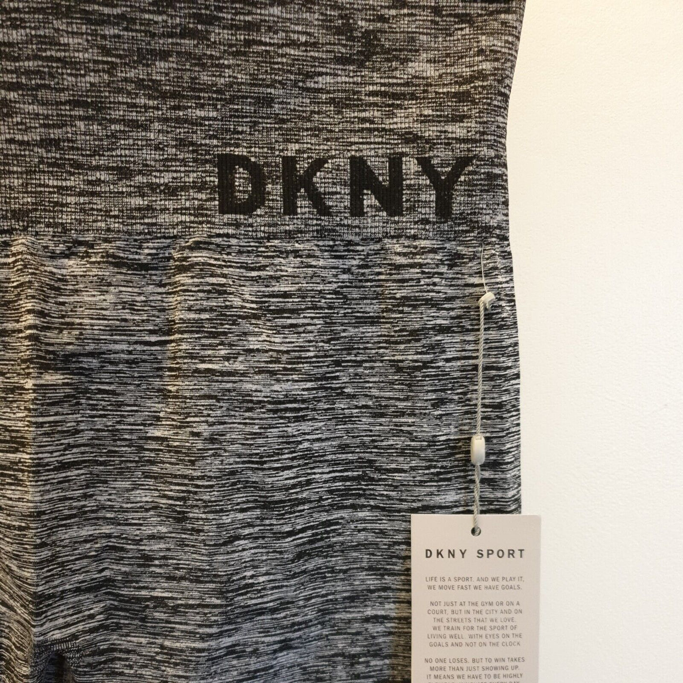 dkny sport leggings Seamless High Waist Mesh Grey Size Small ****Ref V165