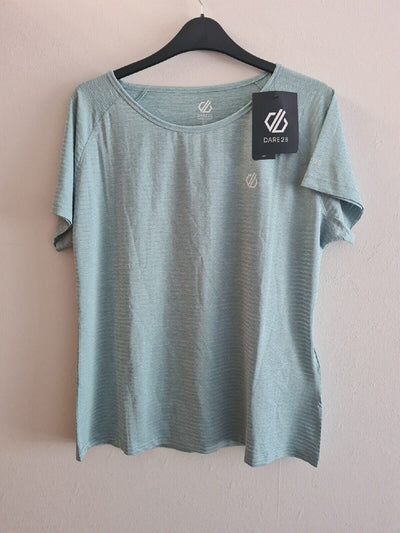 Dare2B Laura Whitmore Defy Tee Cameo Green Size 14 BNWT Ref****V500