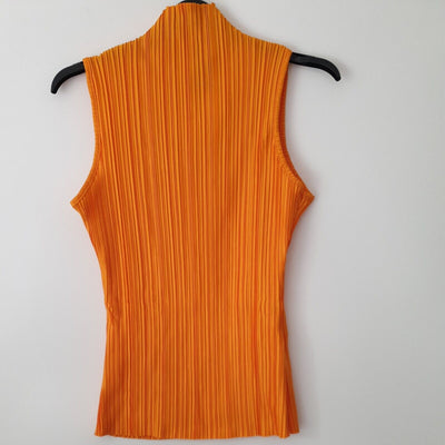 Missguided Orange Sleeveless High Neck Top Uk8****Ref V26