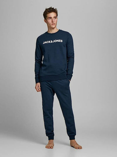 Jack & Jones Men's Navy Jaclounge Set Noos Pajama Size Small **** SW29