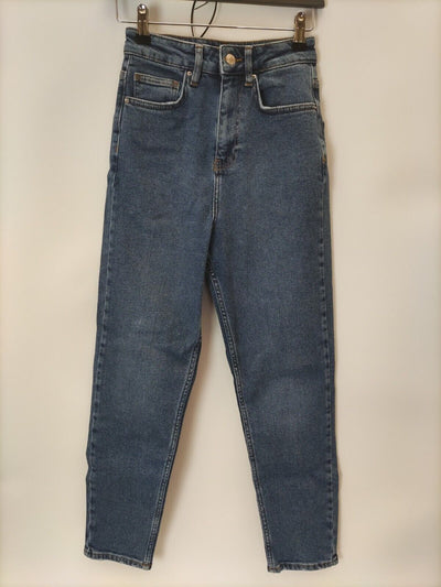 Pour Moi Anbrey Denim High Waist Mom Jeans. Blue. W26 L30. ****V27