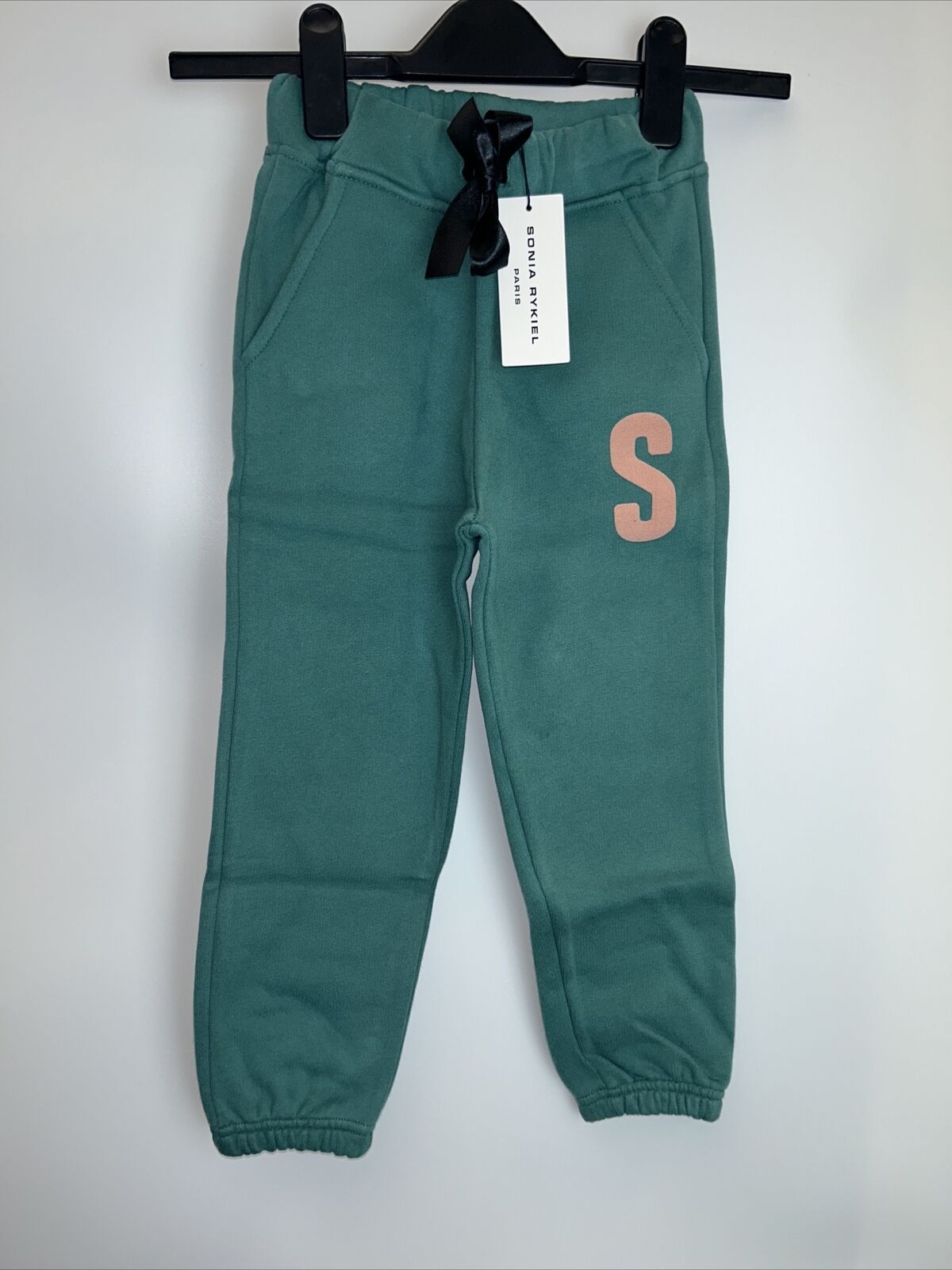 Sonia Rykiel Paris Kids Laos S Logo Joggers  - Green. UK 8 Years **** Ref V531