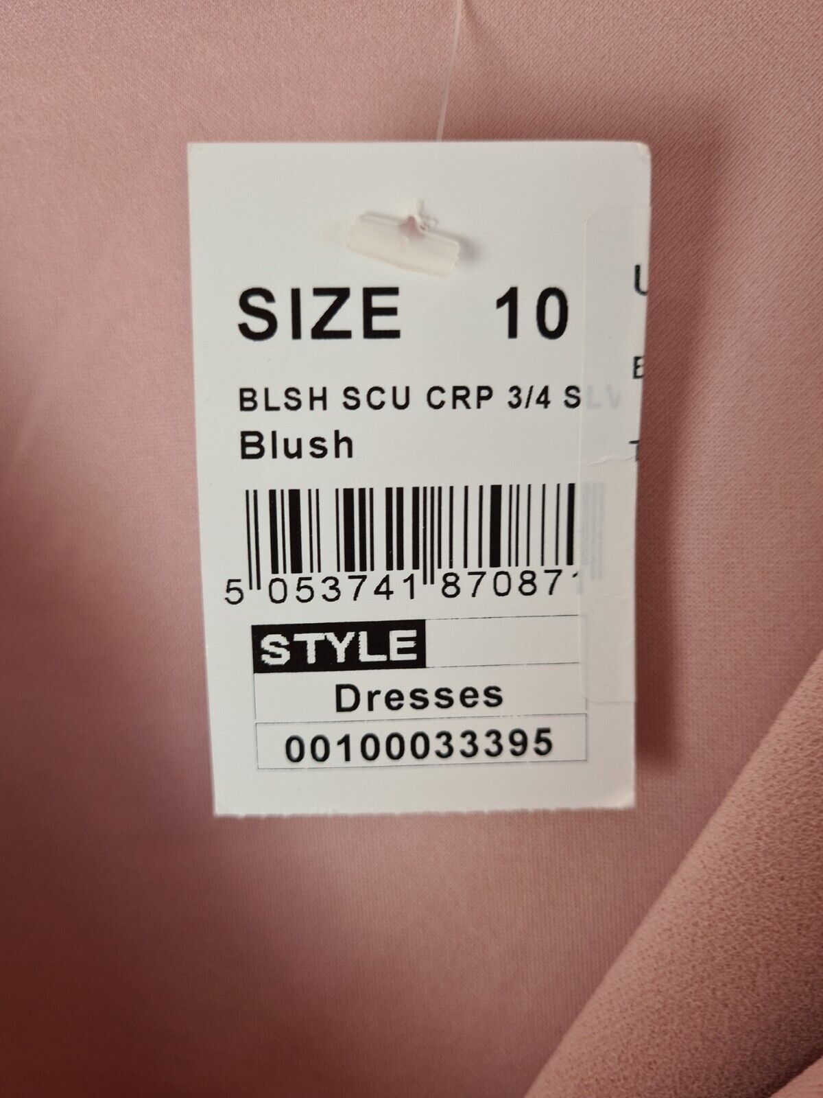 Quiz Pink Wrap Midi Dress Size 10  **** V29