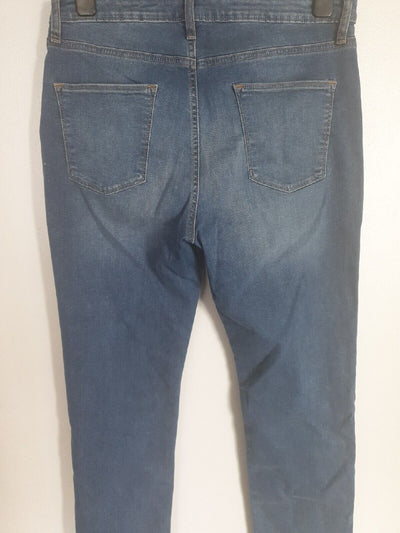 Denim Jeans Isabelle High Rise Slim Leg -Mid Wash. UK 27 Short ****Ref V559