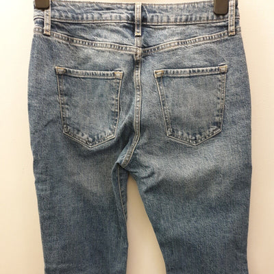 Mid Rise Authentic Flare Jean Mid Wash Uk 14 ****Ref V521