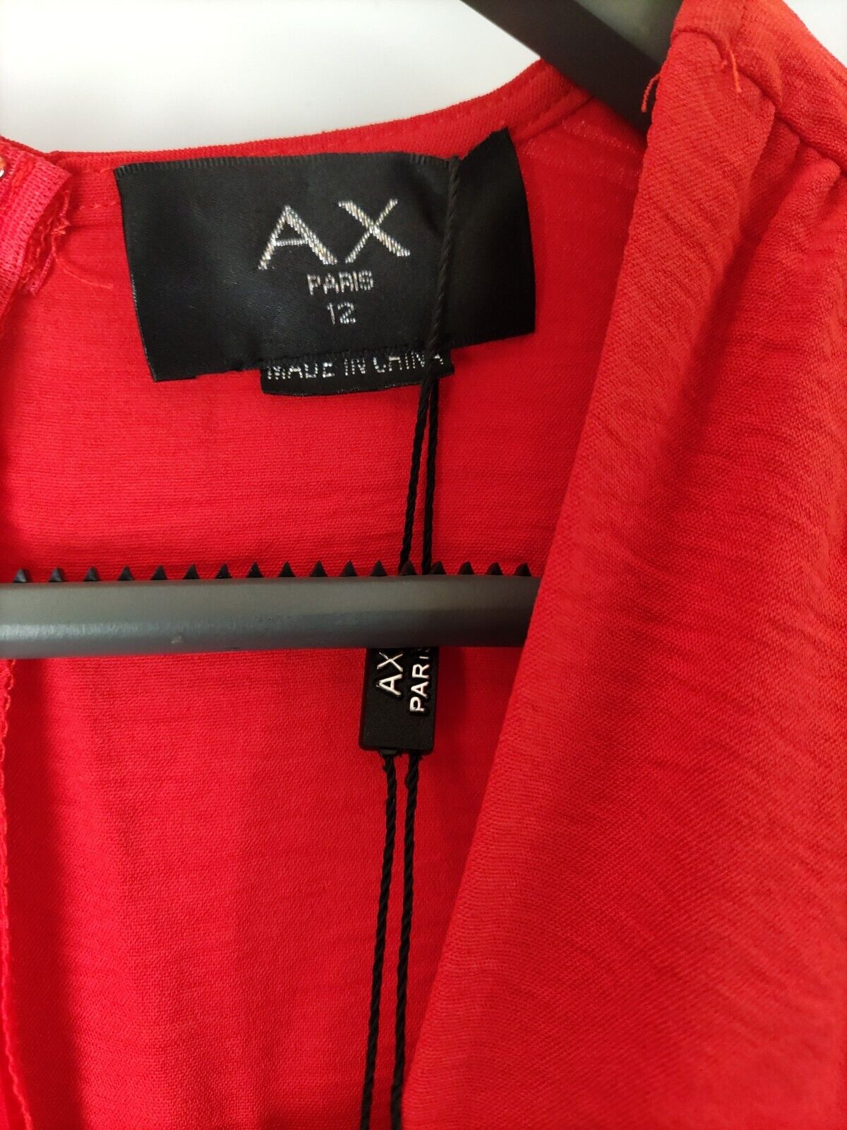 AX Paris Blood Orange Jumpsuit. UK 12 ****Ref V31L
