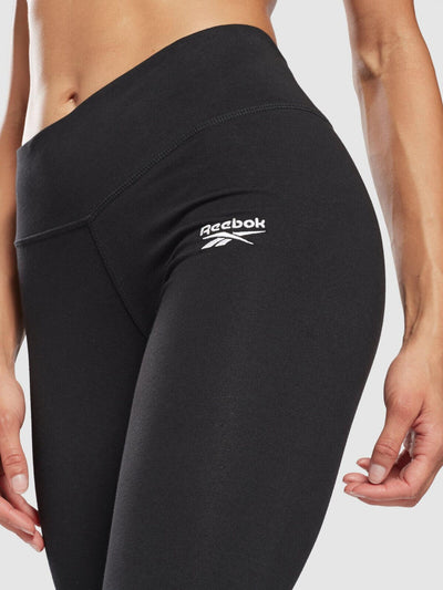 Reebok Ri Cotton Black Legging Size XS ** V524