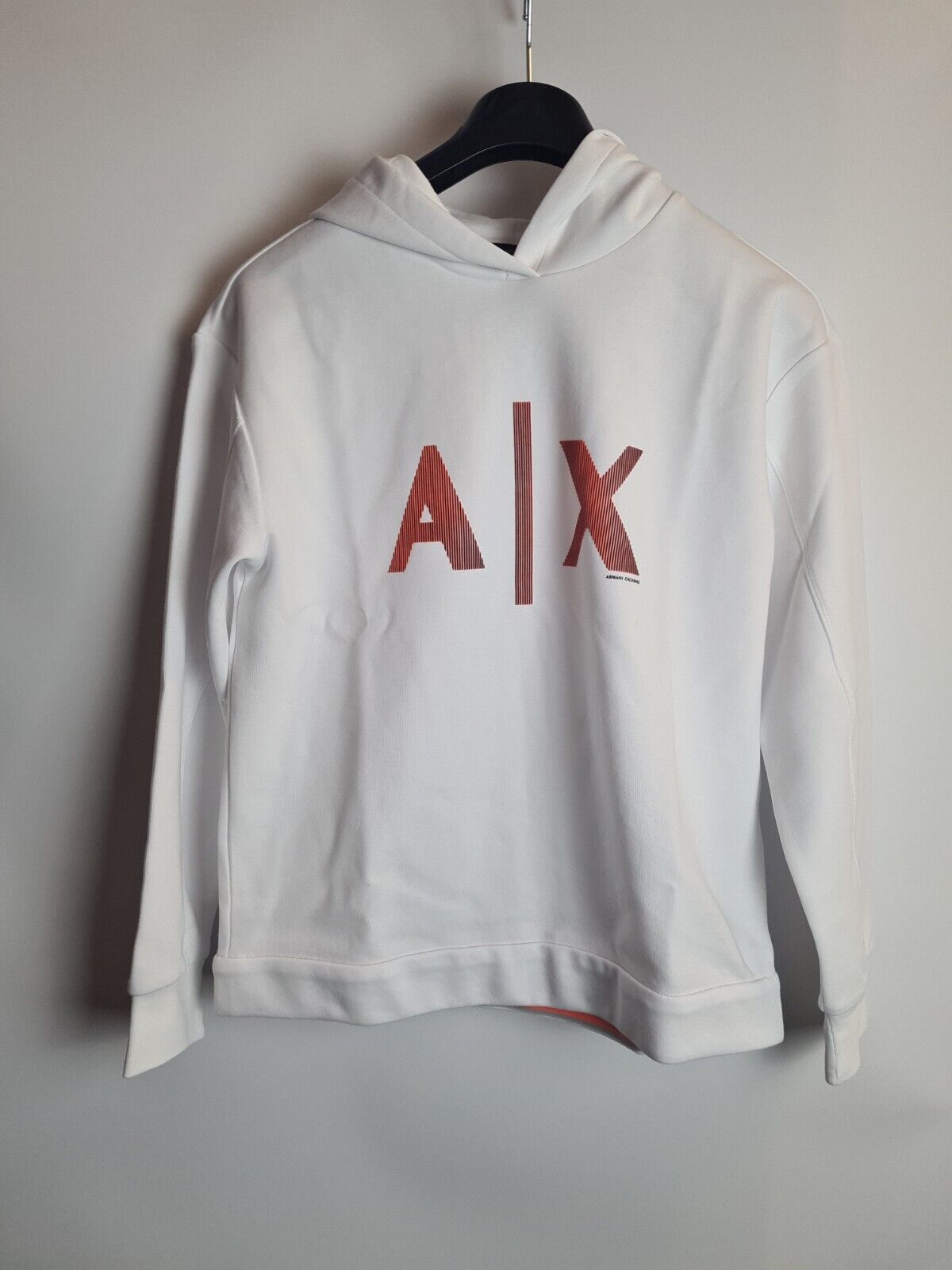 Armani Exchange White Hoodie Size Small **** V282