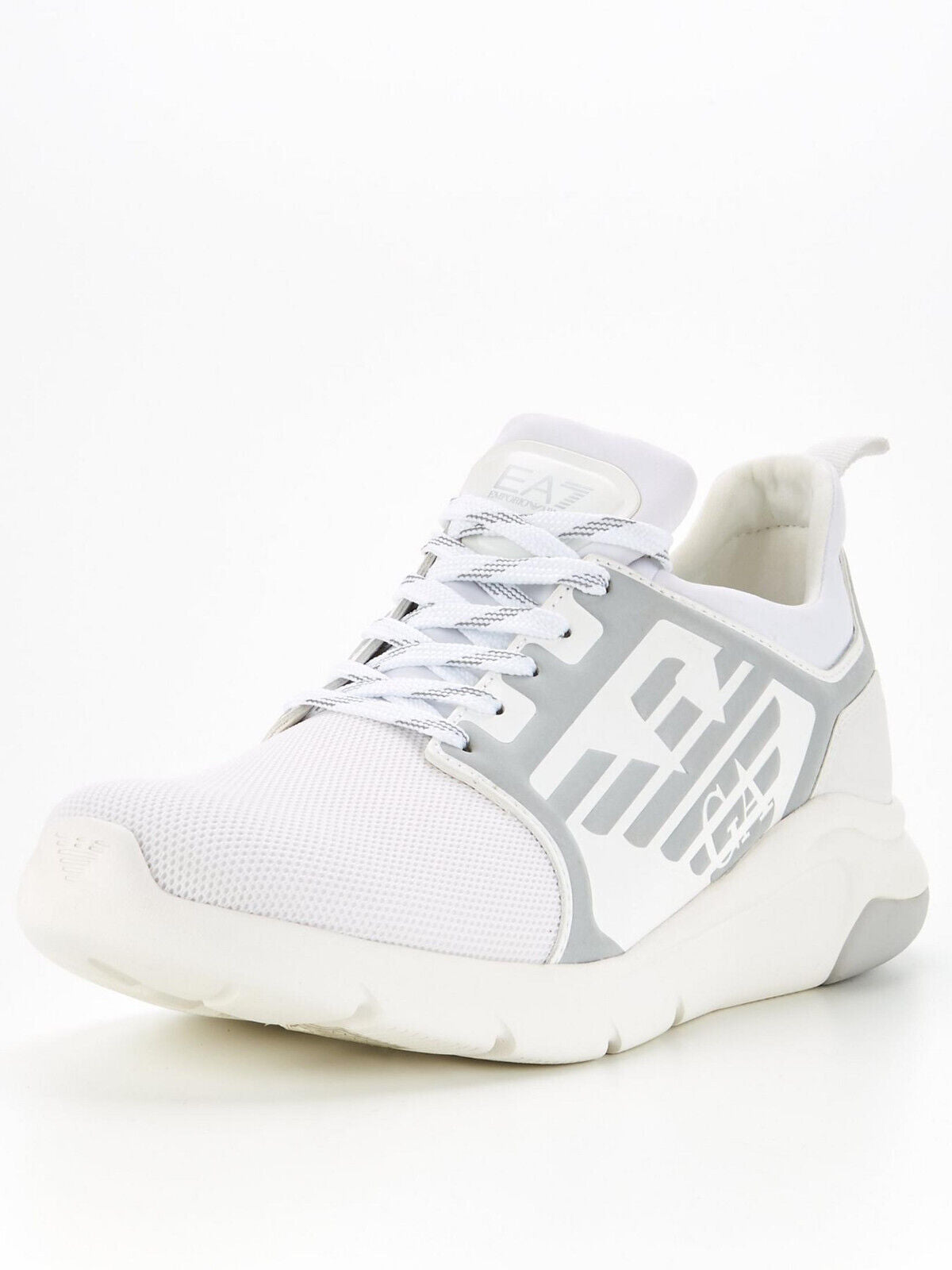 EA7 Emporio Armani Racer Reflex Runner Trainers - White. UK 8 VS1