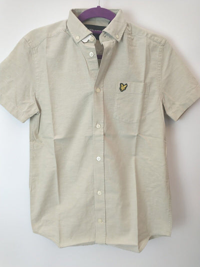 Lyne & Scott Natural Green Shirt. UK XS ****V27