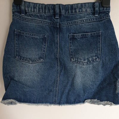 Girls Denim Skirt Mid Wash Size 9yrs****Ref V361