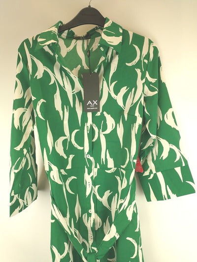 Ax Paris Green Ax Midi Dress. Size UK 8 **** V475