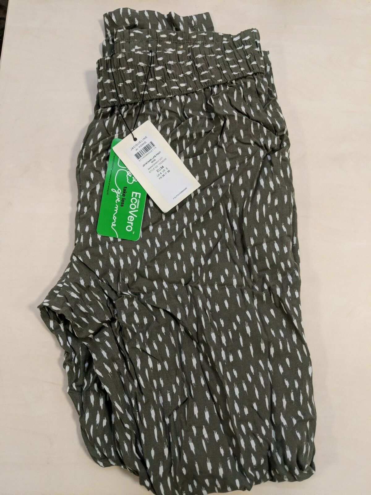 Jacqueline De Yong Life Pant Wvn UK 6 Green RefY6