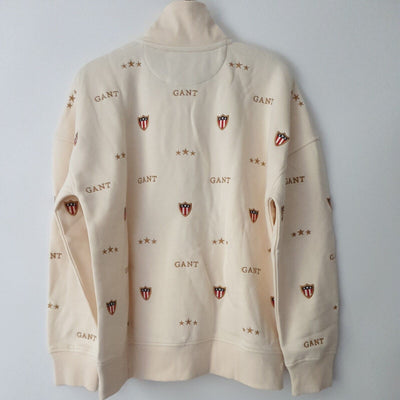 Gant Banner Shield Half Zip Cream Sweatshirt Size 15 Years****Ref V267