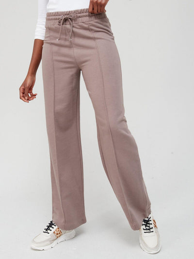 Prune Wide Leg Pintuck Jogger Size 10 **** V416