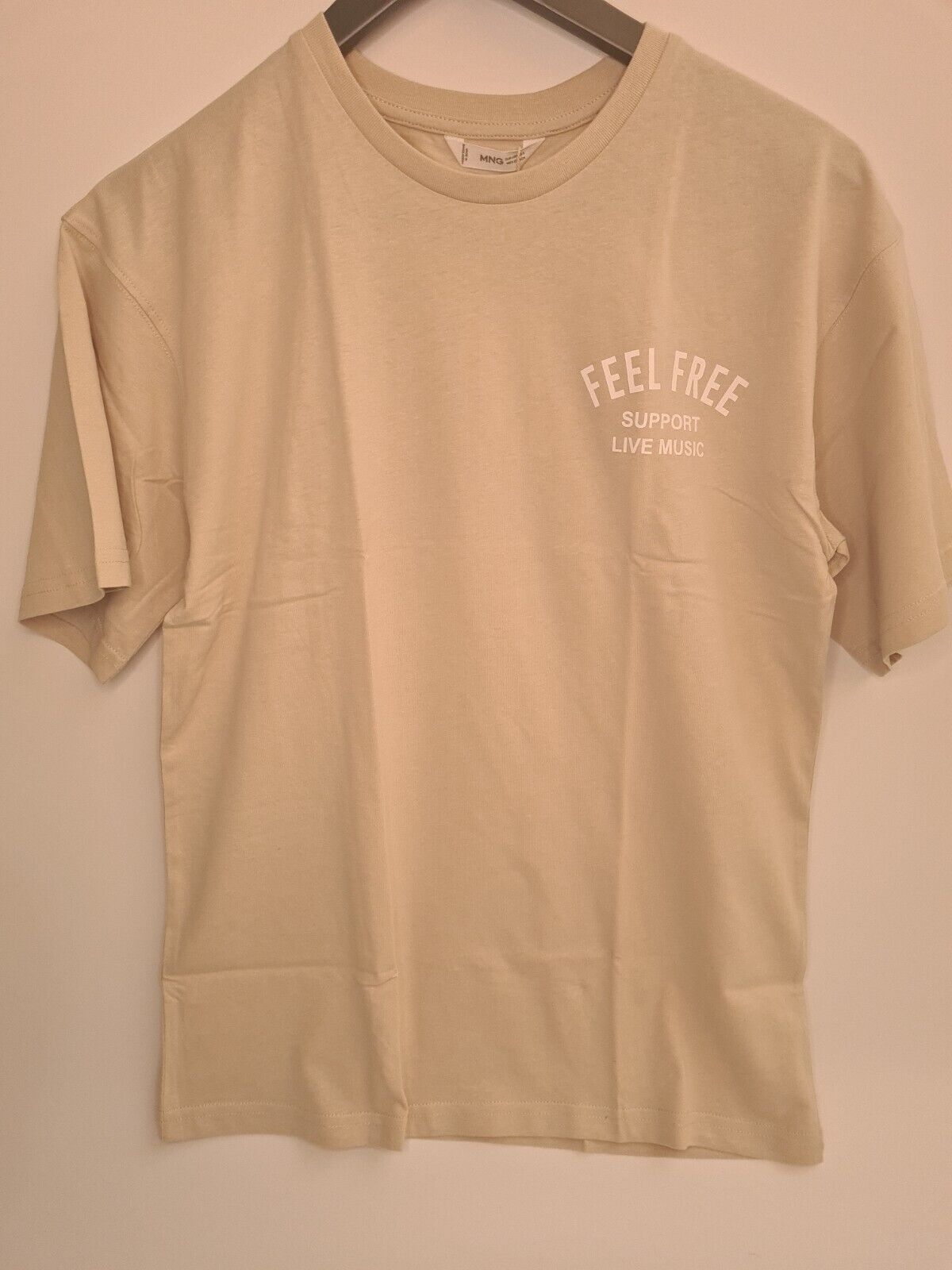 Mango Teen Boy Feel Free T Shirt Size XS-Small **** VA2