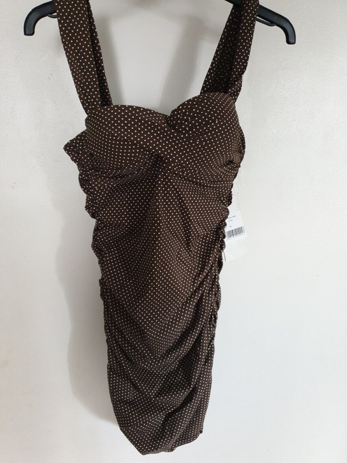 Balneaire Swimsuit Brown Polka-dot Size L Ref A20