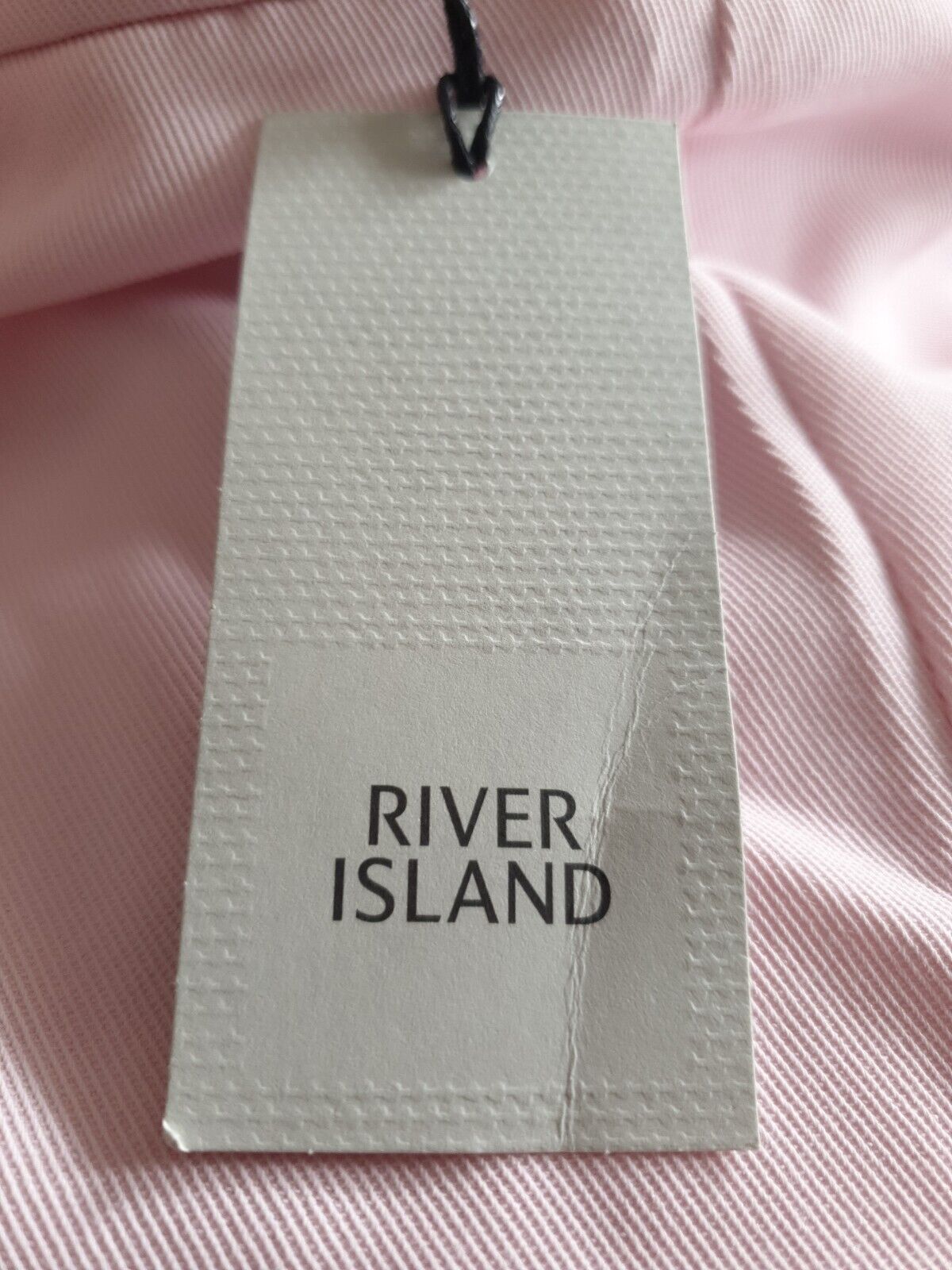 River Island Flared Trousers Pink High Waisted Dress Pants UK 12