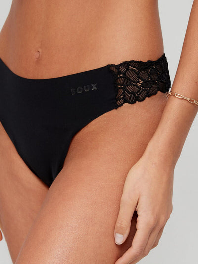 Boux Avenue Tallula Black Thong (3 Pack) Size 6 ** V513