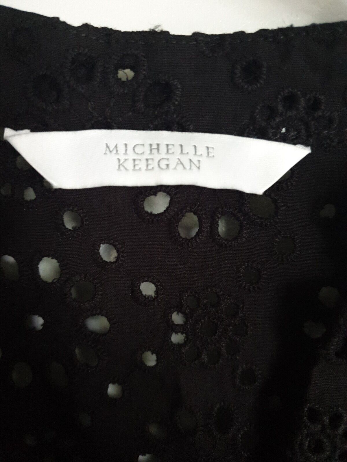 Michelle Keegan Black Button Through Dress Uk12****Ref V412