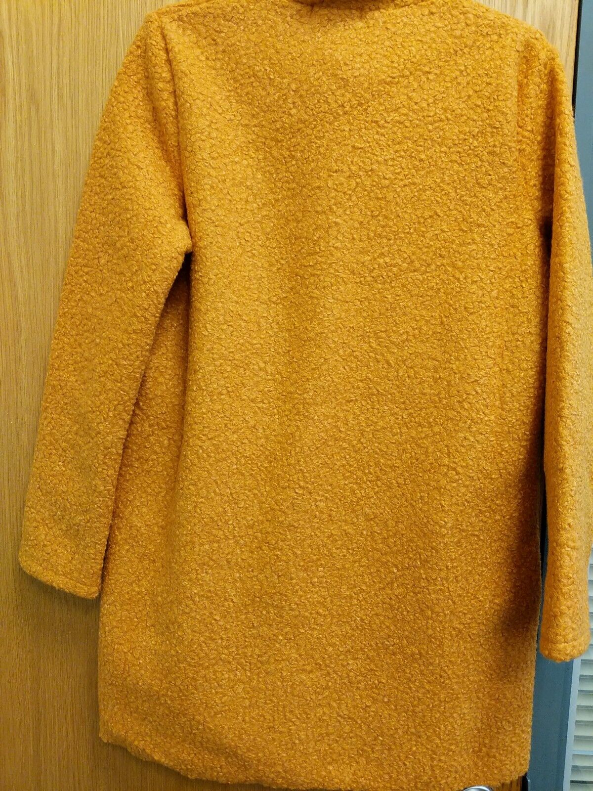 Dioxide Ladies size Small Orange Fleece Coat Ref New HV9