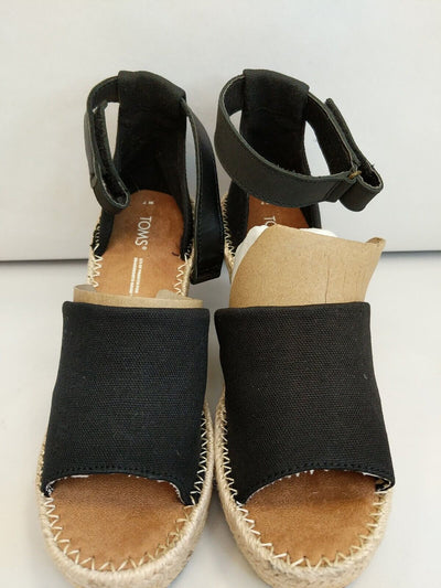 Toms Marisol Black Wedge. UK 4. **** VS2