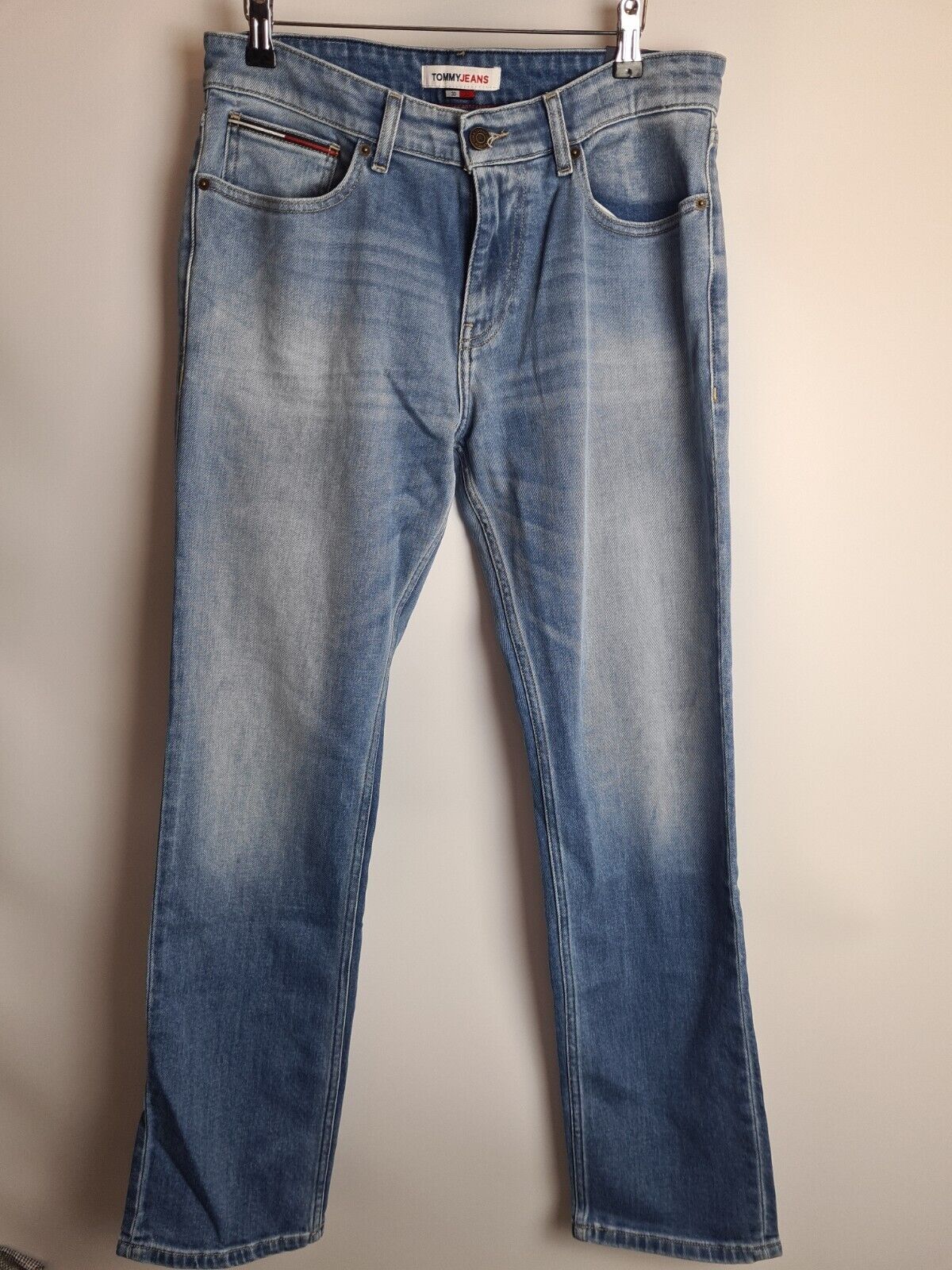 Tommy Jeans Ryan Regular Straight Blue Jeans Size W3O L32 **** V251