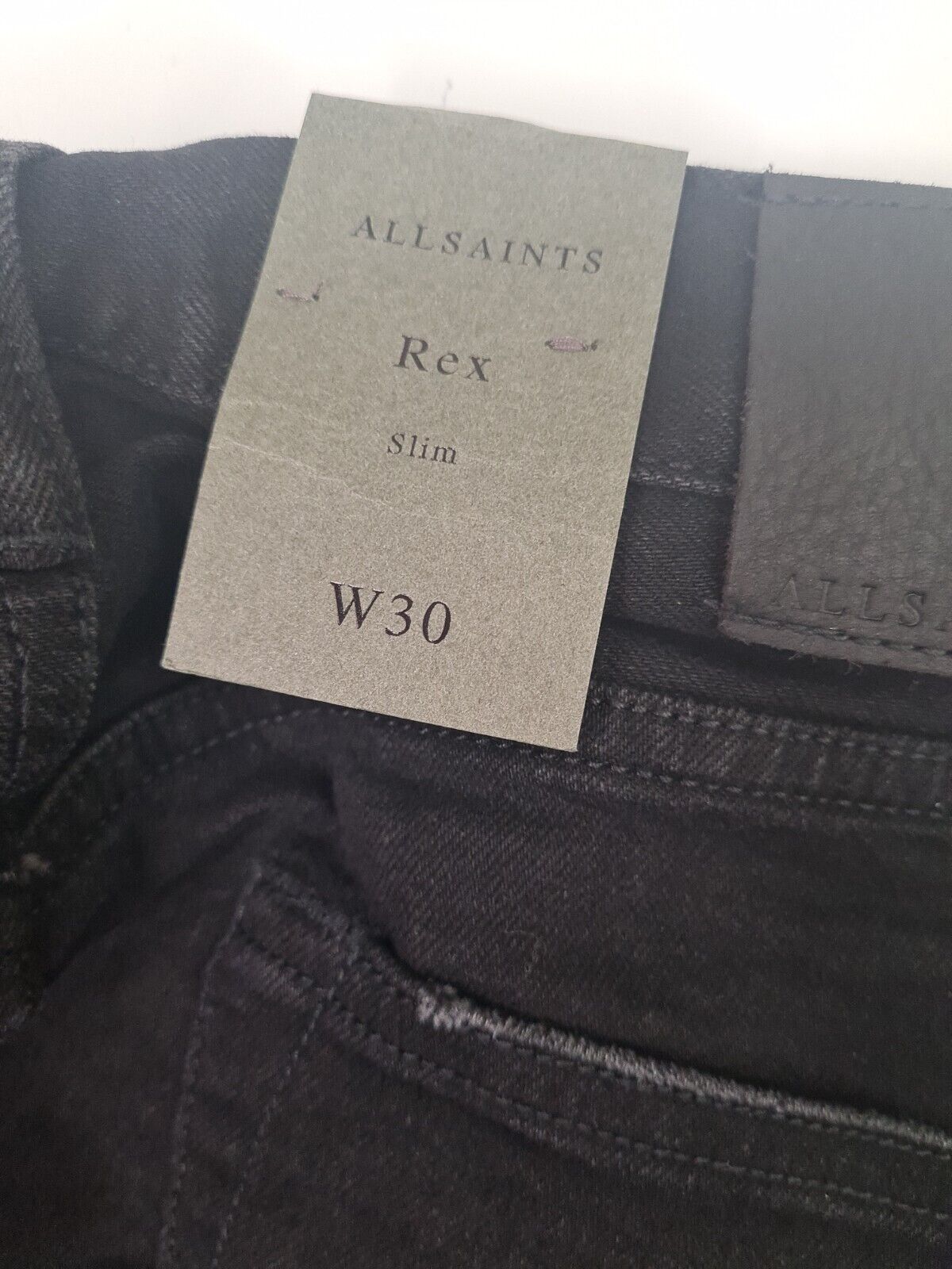 All Saint's Men's Rex Washed Black Jeans W30 **** Ref V262