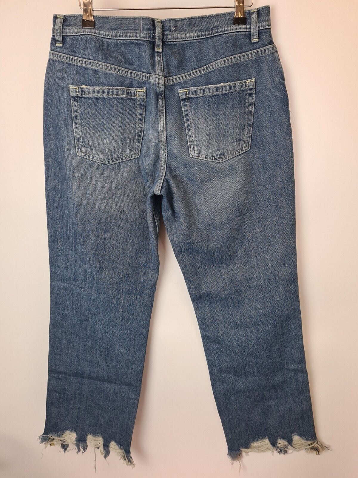 We The Free Sequoia Frayed Hem Blue Jeans Womens Size 29 **** V29