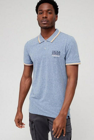 Jack&Jones Blue Polo T-shirt Uk S****Ref V550