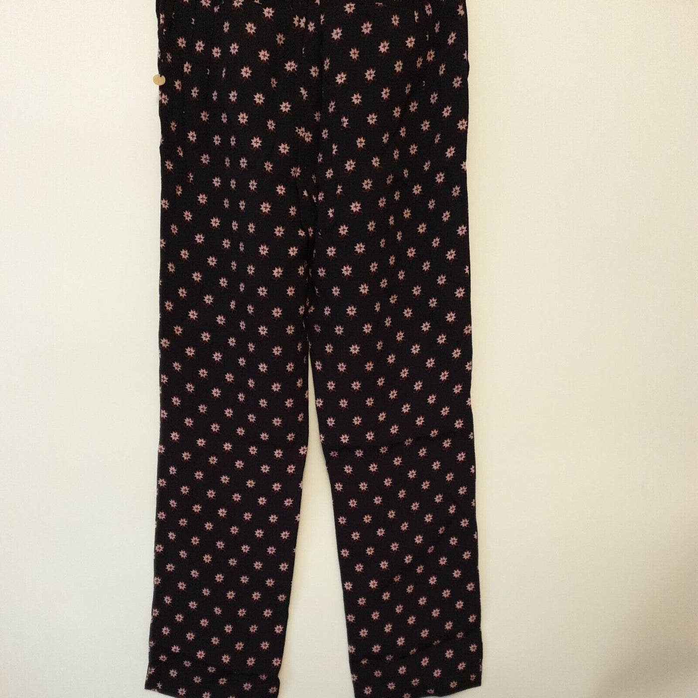 Girls Scotch & Soda Belted Drapey Pants Black Size 10yrs****Ref V68