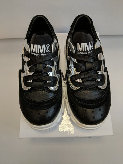 Maison Margiela MM6 Trainers. Kids UK 7. Black **** RefVS1