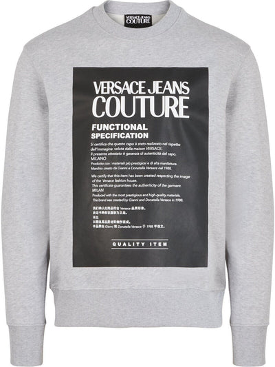 Versace Jeans Couture Box Logo Sweatshirt - Grey. UK XL. ****V99