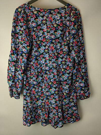 Nobodys Child Brioney Floral Blue Florence Mini Dress Size 8 **** V296