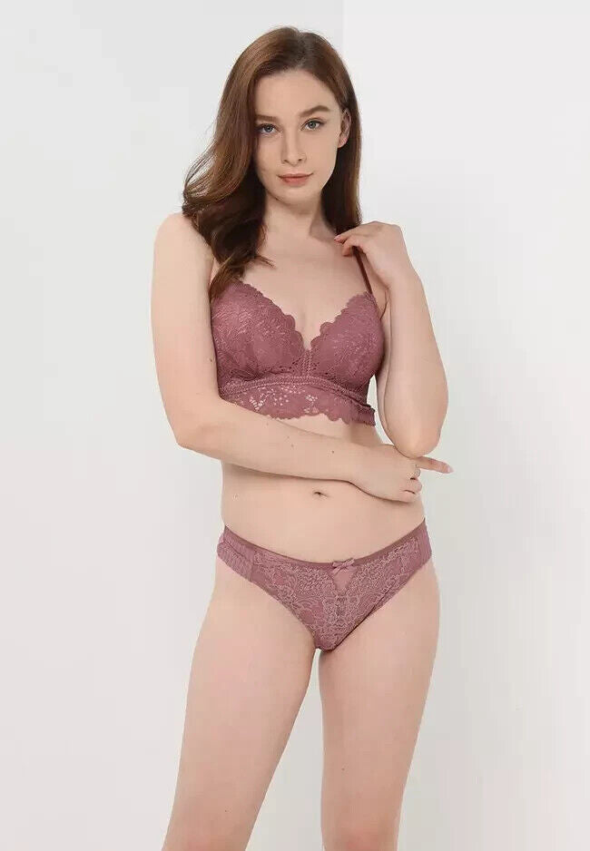 Hunkemoller Shiloh Padded Longline Non-Wired Bra Size 34B **** V208