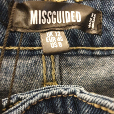 missguided 12 Blue Jeans Straight Leg Womens****Ref V42