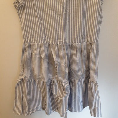 Apricot Blue Stripe Dress Uk14****Ref V237