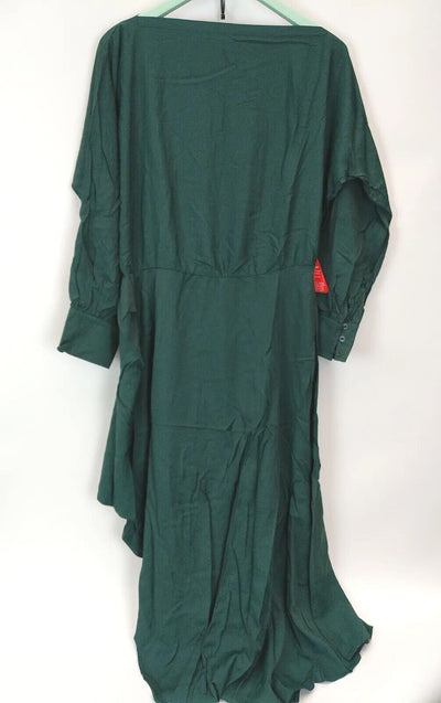 AX Paris Green High Low Midi Dress. Size UK 10 **** V469
