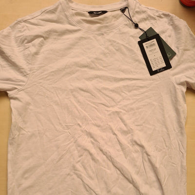 Only & Sons Basic Slim White TShirt Size S BNWT A1