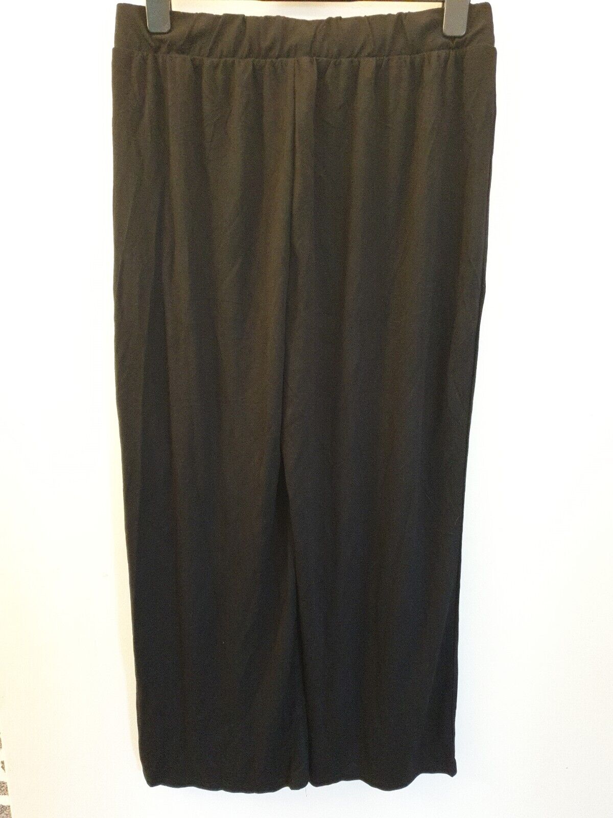 Black Elasticated Tie Waist Trousers Uk16****Ref V540