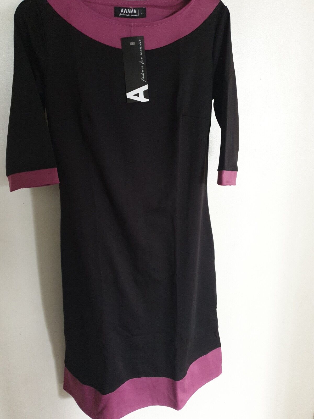 Awama Dress Black/purple Size L Ref MW15