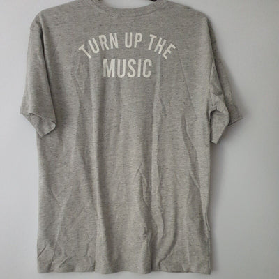 Mango Teen boys Grey Tshirt turn up the music Size XS-S ****Ref V439