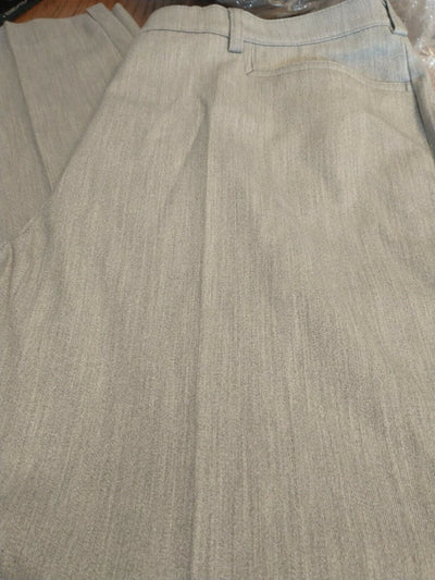 Mona Grey Part Elasticated Trousers. Ladies Size 18S. Dress Trousers. New Ref...